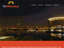 Tablet Screenshot of corporate.onmilwaukee.com
